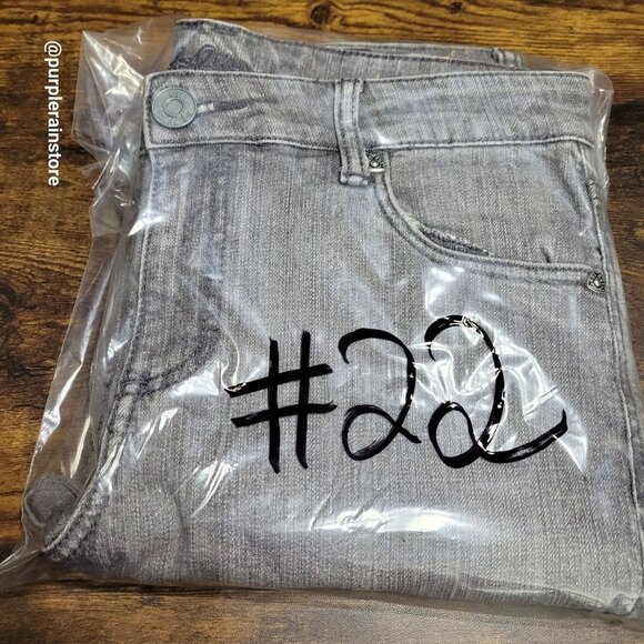 Kut From The Kloth Jeans Size 8 Skinny Mid Rise Gray Wash Stretch Denim - Picture 13 of 13